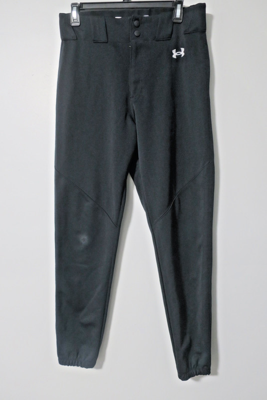 UA Under Armour Men's Tapered Baseball Pants Black Size M