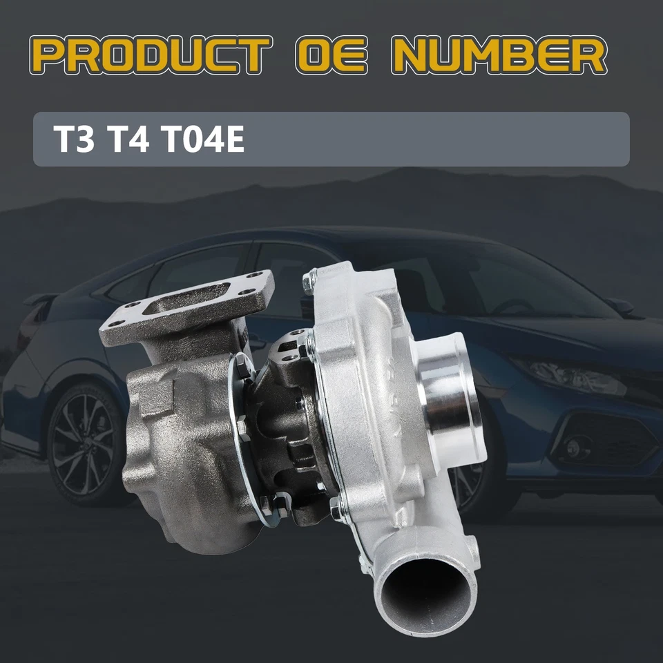 T04E T3/T4 .57 A/R 48.1 TRIM TURBO COMPRESSOR 400+HP BOOST STAGE III Charger Foto 3 de 4