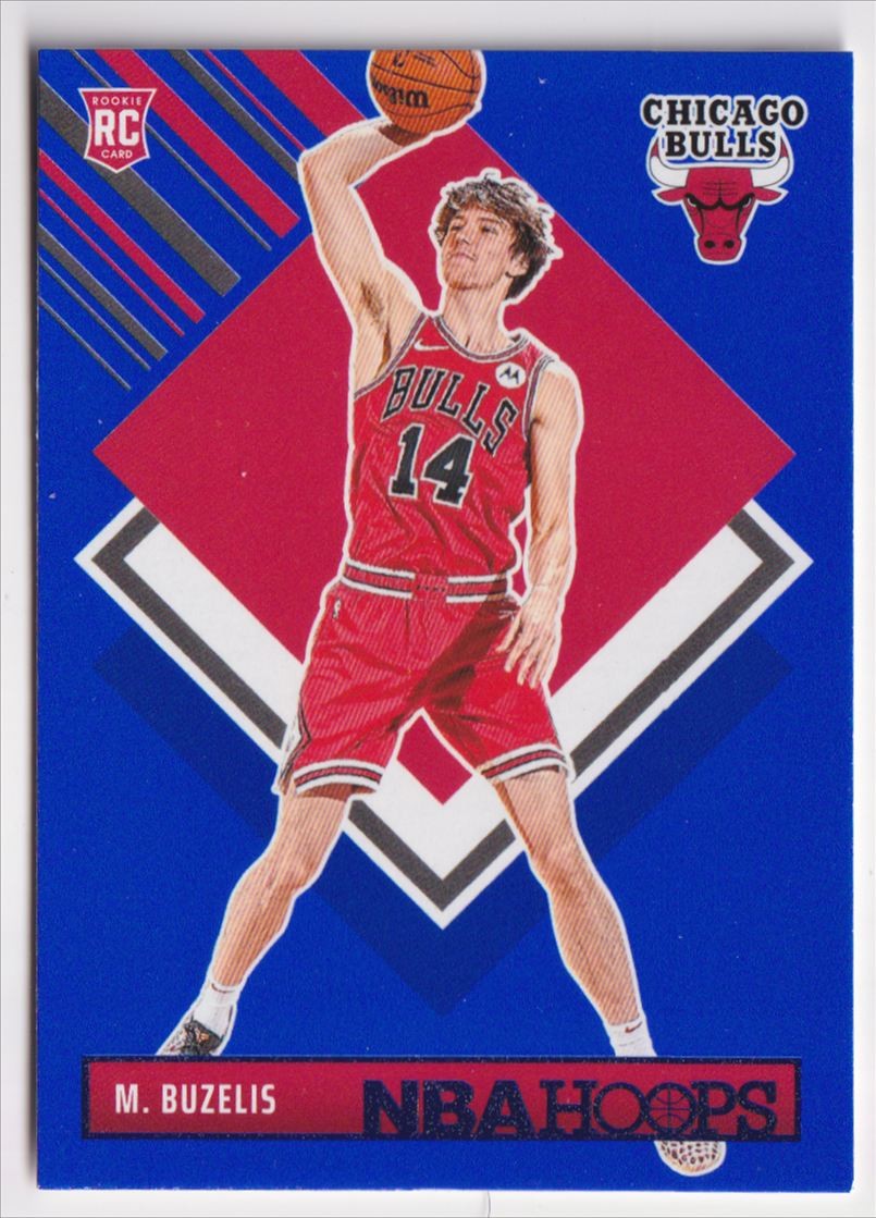 2024-25 Hoops Blue Matas Buzelis Rookie Chicago Bulls #295