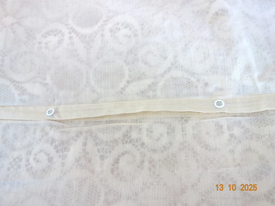 ANCIEN  HOUSSE EDREDON + 2 TAIES OREILLERS VINTAGE DENTELLE BRODERIE neuf - Photo 4/4