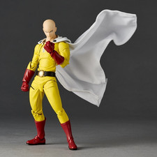 KAIYODO Revoltech AMAZING YAMAGUCHI One Punch Man SAITAMA with Bonus Parts NEW