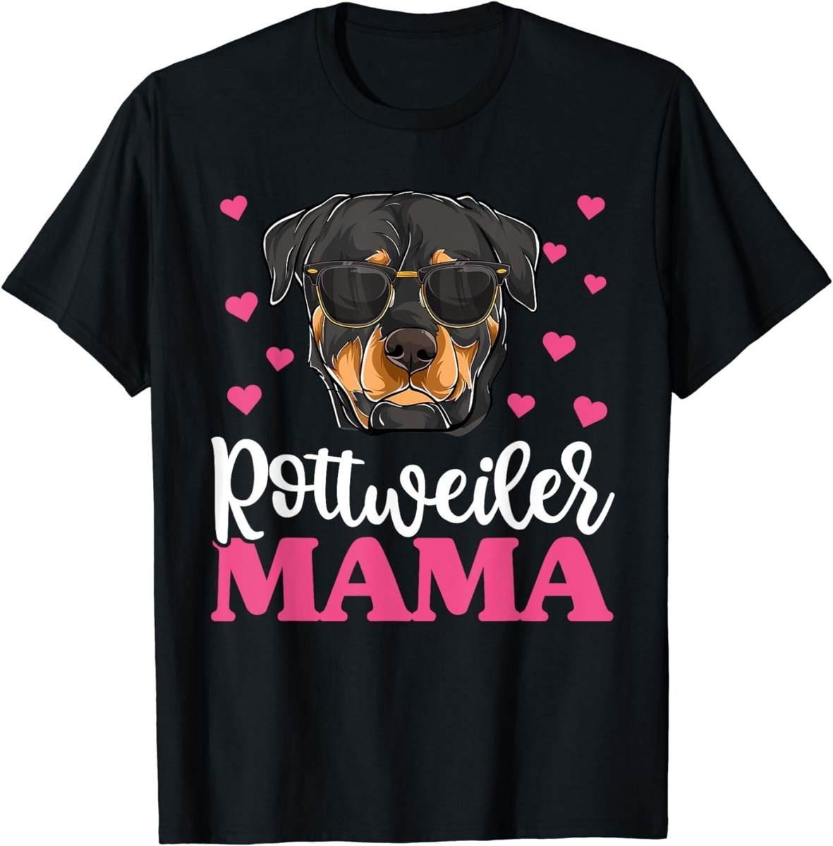 Crazy Pug Mama Adorable Pug Dog With Pink Hearts Crazy Pug Mama Adorable Pug Dog With Pink Hearts