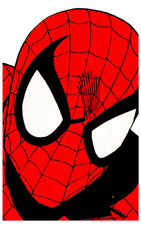 1510 Spiderman Sticker, Waterproof, Laminated, Marvel Comics
