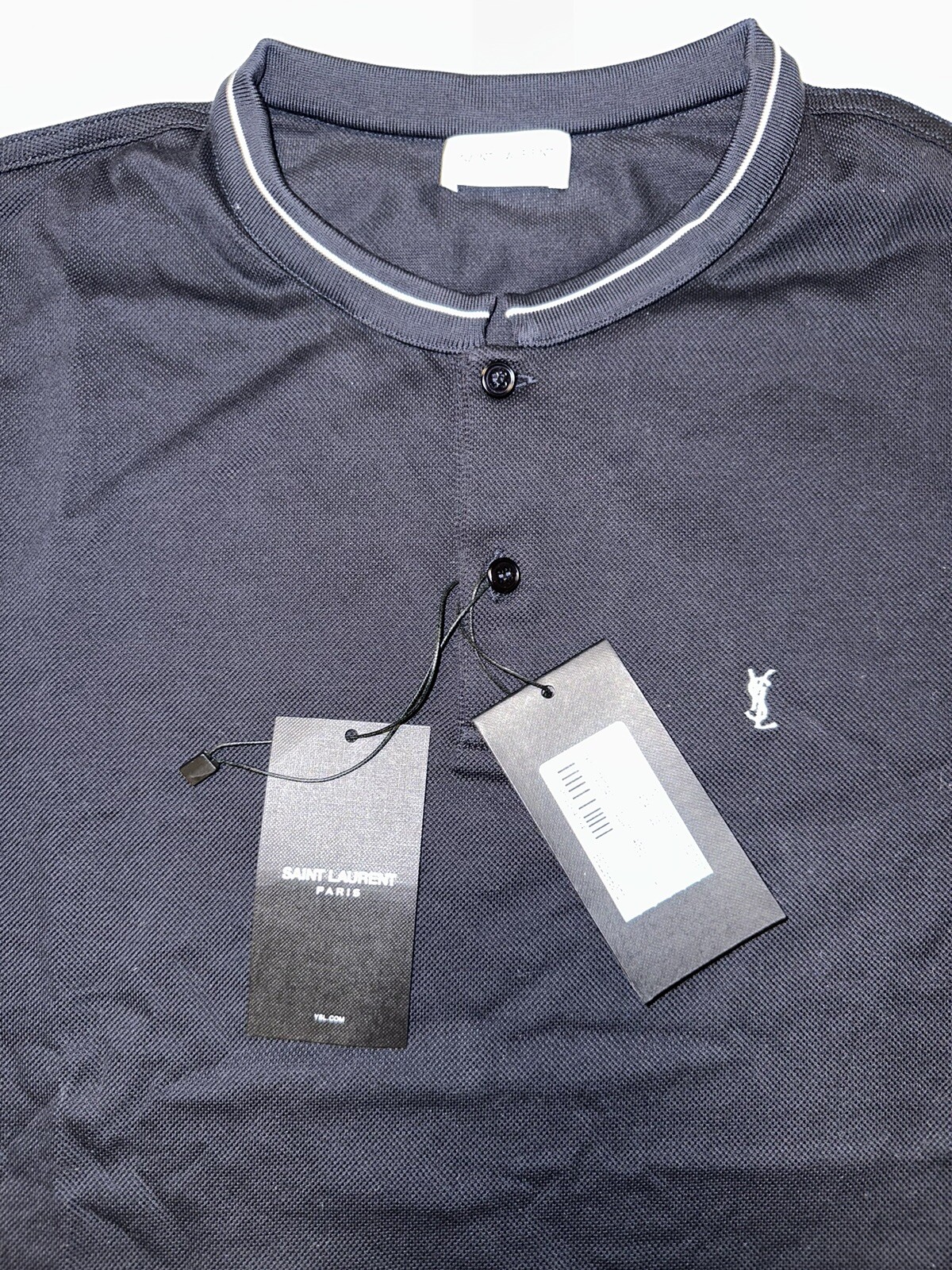 YSL Saint Laurent polo da uomo taglia large