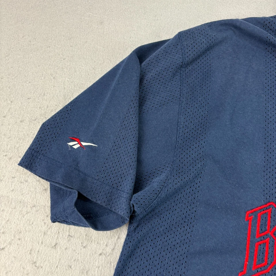 Футболка мужская Atlanta Braves большая синяя Reebok вышитая винтажная Y2K MLB - Изображение 4 из 4