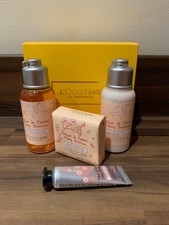 Details about NEW L'occitane Cherry Blossom Set Hand Cream Shower Gel Body Lotion Soap EDT Details about NEW L'occitane Cherry Blossom Set Hand Cream Shower Gel Body Lotion Soap EDT