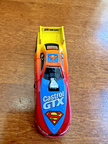 John Force, Superman Castrol GTX 1:64 99 Ford Mustang Funny Car No box great! - Picture 3 of 10