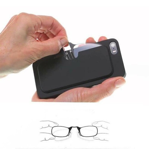 Flexibler tragbarer Mini Nasenclip Lesebrille Brieftasche Tasche Telefon 1,0 2,0 3,0 - Bild 9 von 14