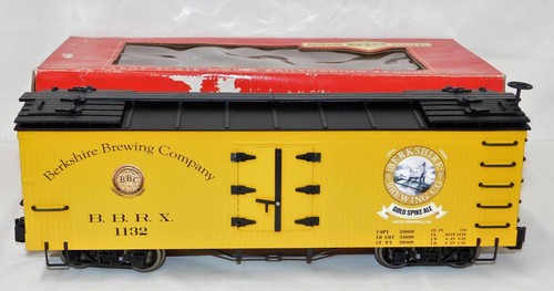 Bachmann 93265 Berkshire Brewing Co Golden Spike Wood Reefer Metal Wheels Ggauge - Picture 7 of 11