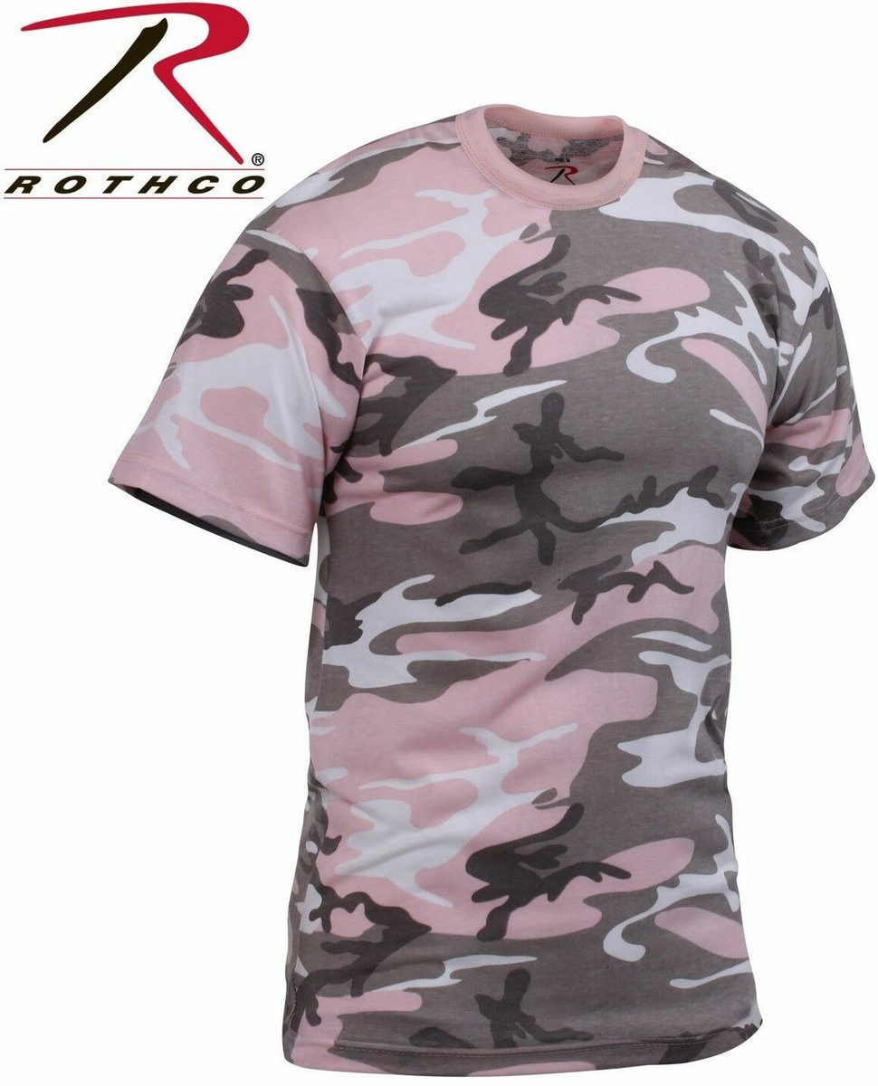 Outdoor Clothing Rothco Subdued Pink Camo T-Shirt - Military Inspired  Casual Tee In X-Large Military Style X-large T-shirt, image size:970x1200