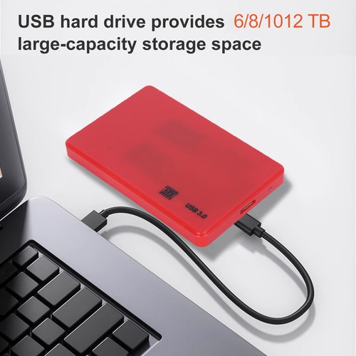 1/2/4/6/8/10/12TB USB 3.0 Festplatte Tragbare Festplatte Externe Festplatte Y - Afbeelding 3 van 34