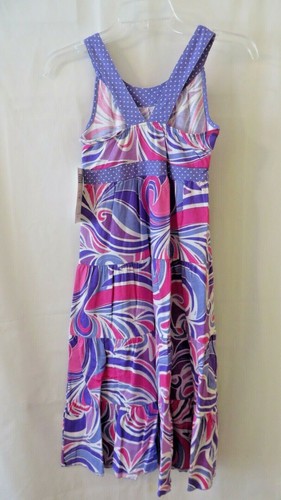 Girl Friends by Anita G Sundress 278 Purp Pnk Swirl Sz 7 8 10 12 14 or 16 #10962 - Picture 4 of 6