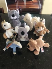 Plush Lot Of 7, Miyoni By Aurora Melissa & Doug Karina Sophie Bear Pegasus BONUS