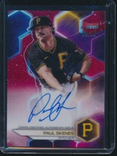 PAUL SKENES AUTO 2023 Bowman's Best RED REFRACTOR/10 PIRATES Rookie Card RC