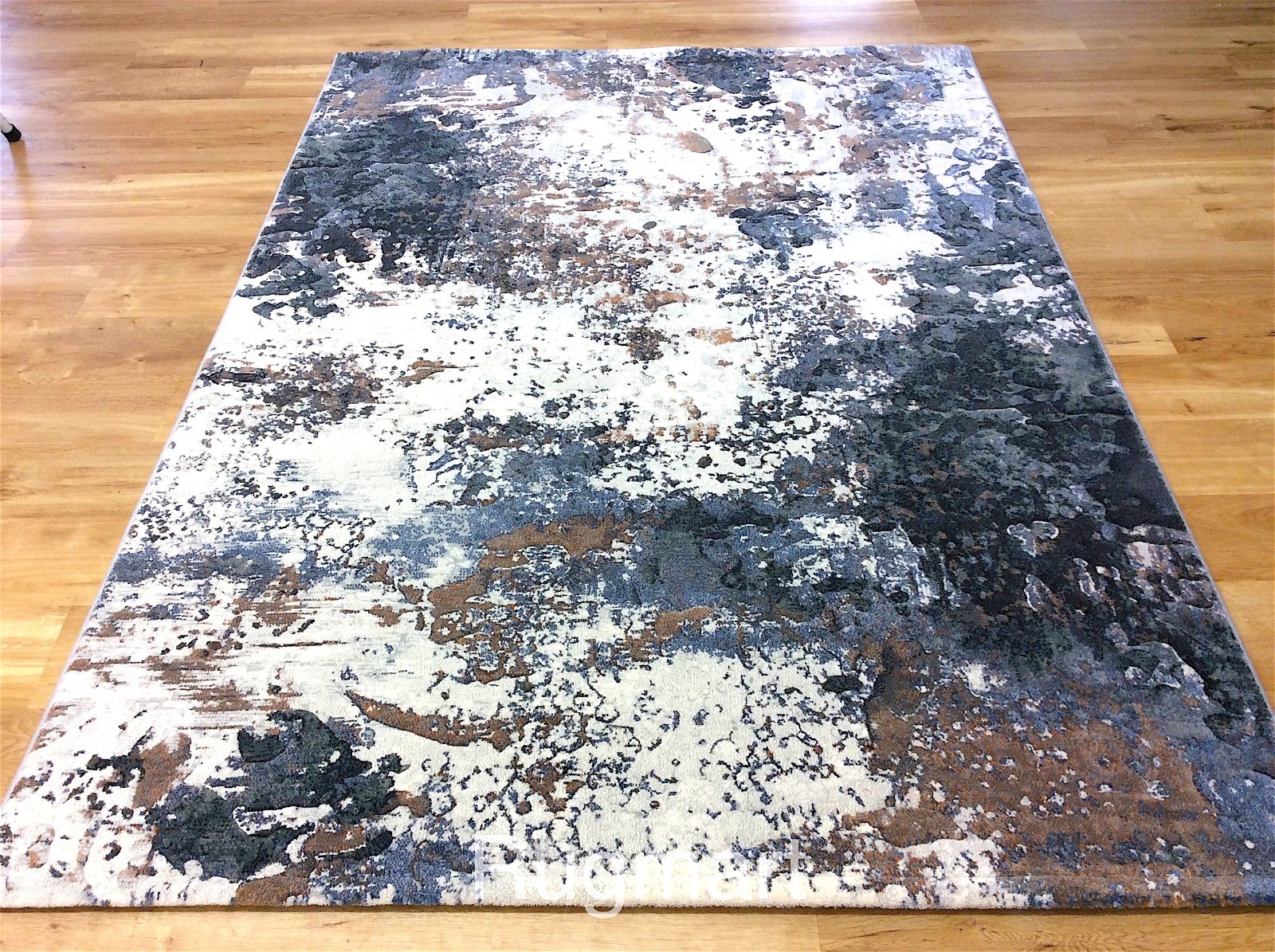 Multi Coloured Modern Contemporary Abstract Easy care Area Rug Runner Round Rugs eBay