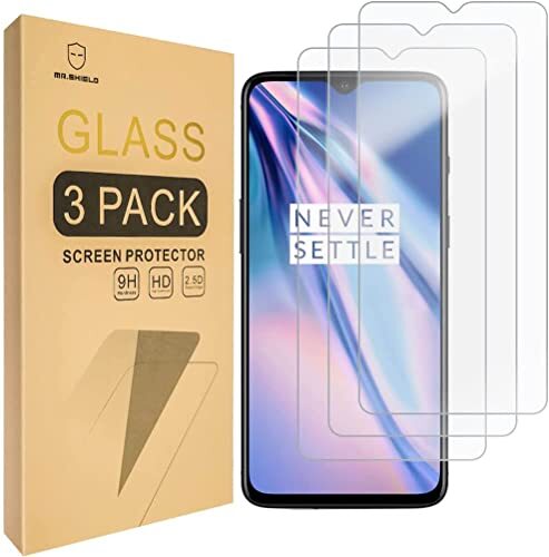 [3-Pezzi] Vetro Temperato per OnePlus 7T Pellicola Protettiva [Durezza (i0C)