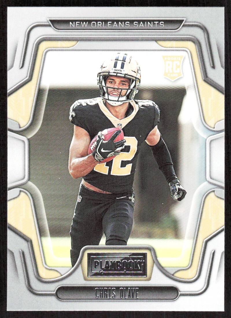 2022 3550D Panini PLAYBOOK Chris Olave Rookie New Orleans Saints #109
