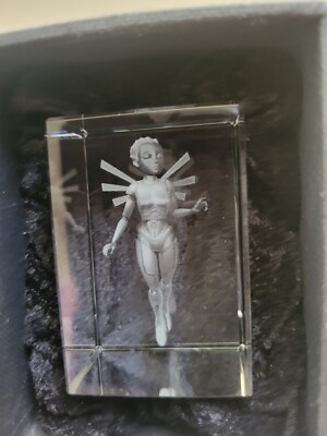 Toonami Sara Etched Crystal Rare Anime Cartoon Adult Swim