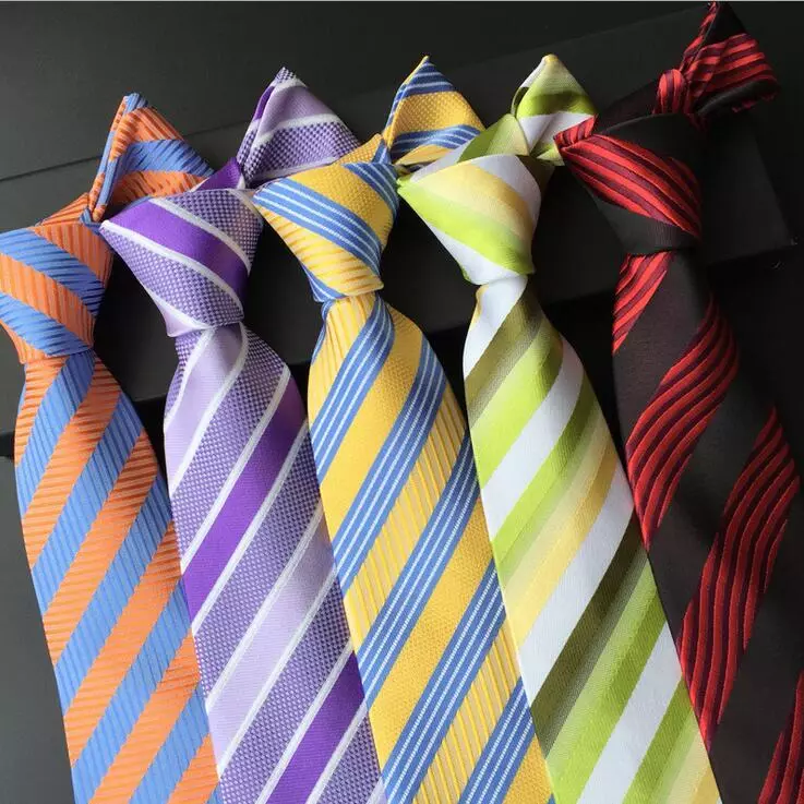 15 COLOR Classic Men s 100 Silk Tie Necktie Novelty Striped