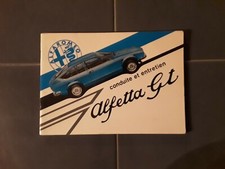 "NOTICE" CONDUITE ET ENTRETIEN ALFA ROMÉO ALFETTA GT de 07/1974. État Neuf.