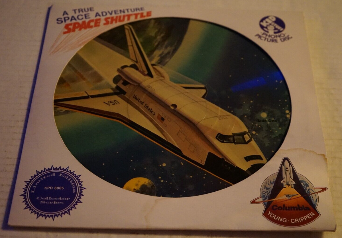 A True Space Adventure: Space Shuttle LP VG+/VG+ Picture Disc KPD