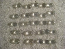 Vintage Clear Glass Marbles Lot of 25