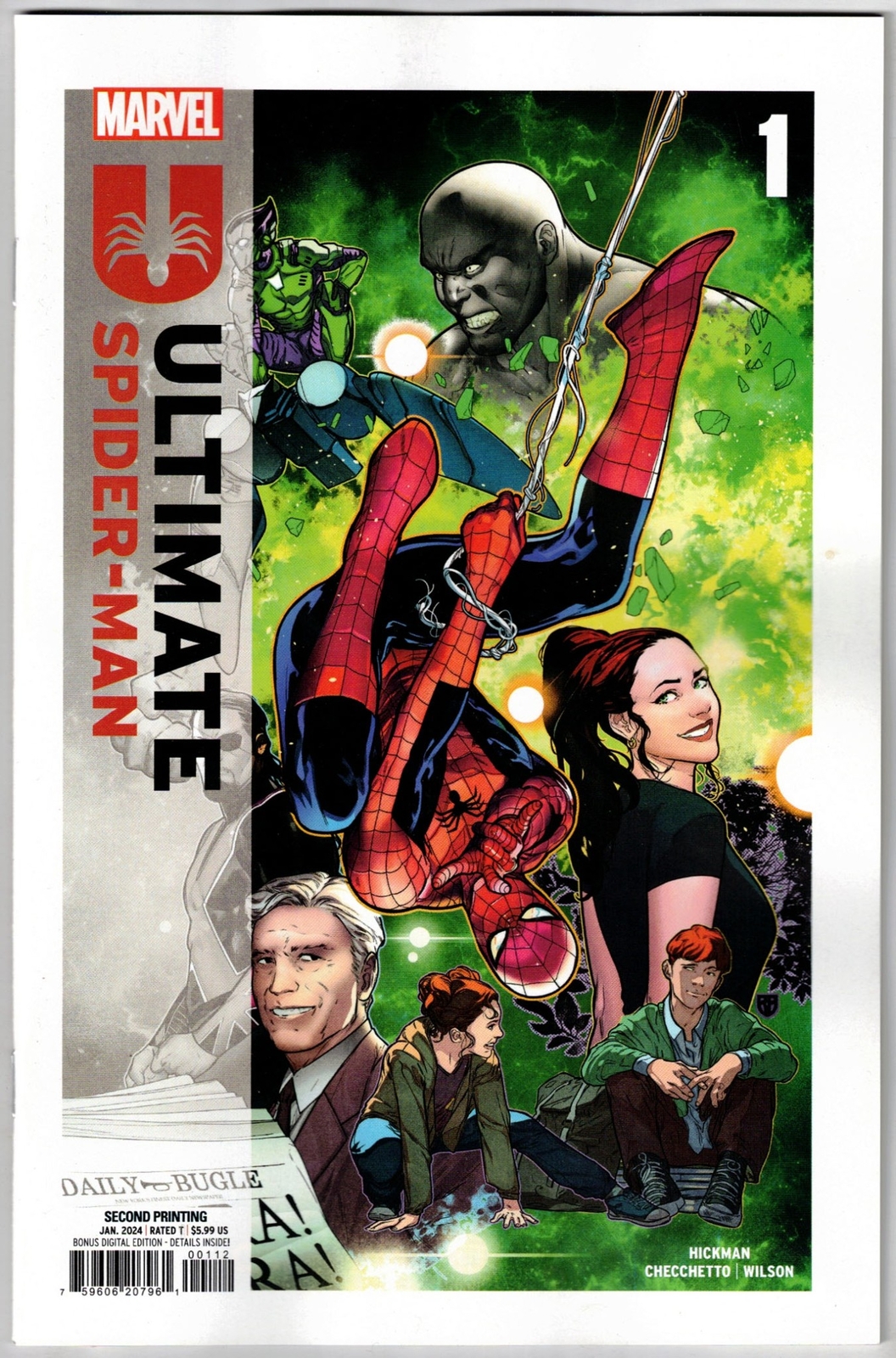 ULTIMATE SPIDERMAN 1 (2024) 2ND PRINTING R.B. SILVA COVER A MARVEL