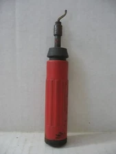 Vargus Shaviv Red Handle Deburring Tool Burr Removal Adjustable Length