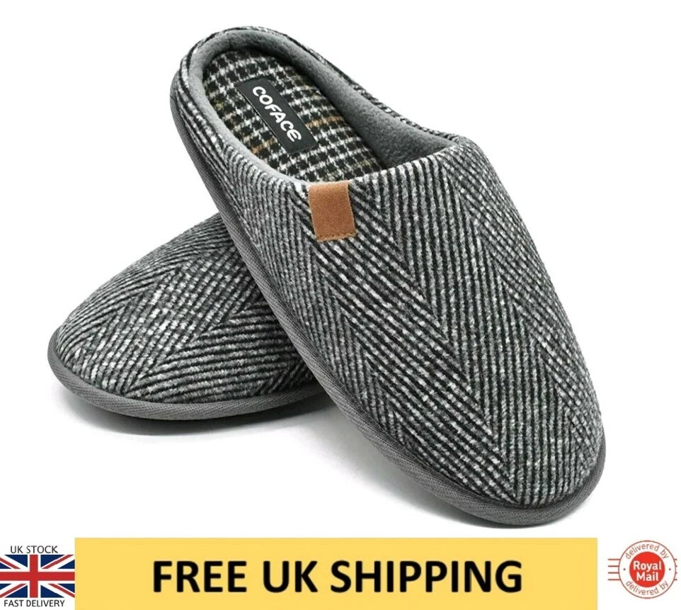 Mens slippers size 9 sale