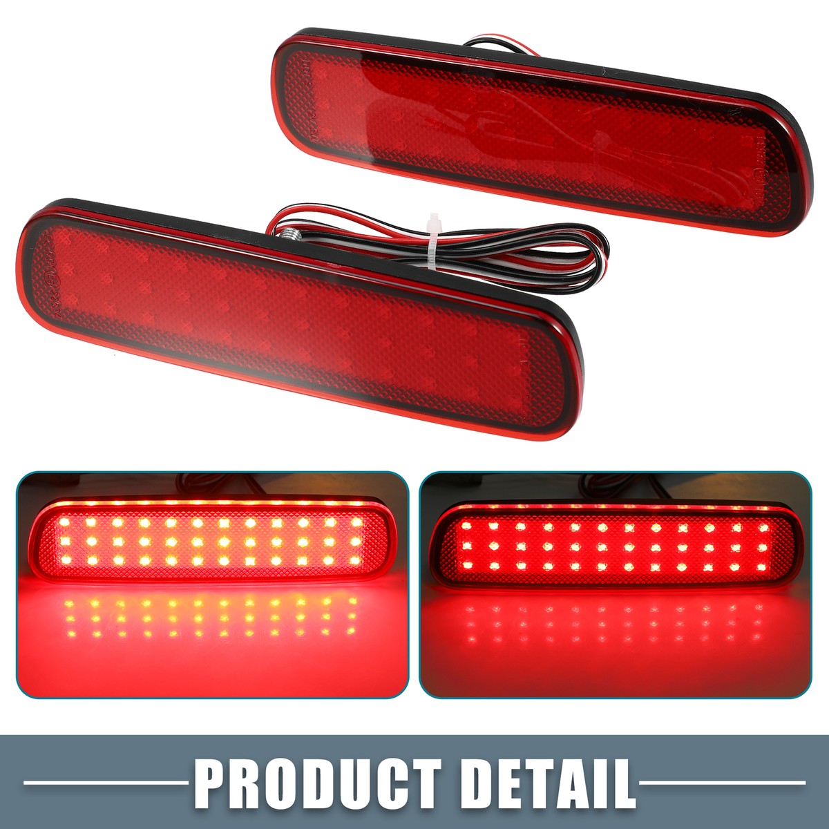 2pcs Rear Bumper Reflector LED Brake Tail Light 8192060051 for