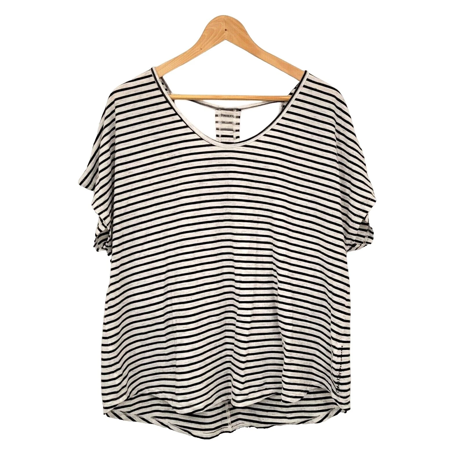 Calvin Klein Regular Size Viscose Activewear Tops for Women