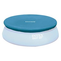 Intex 28020 Abdeckplane FüR Easy Set Pool Ø 244Cm, ÜBerhang 30Cm Abdeckung Plane