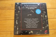 THE ART OF CONDUCTING - GREAT CONDUCTERS OF THE PAST LASERDISC NEW SEALED LD