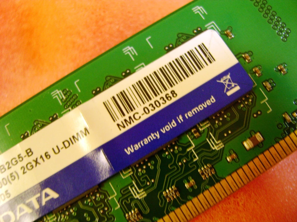 AD2U800B2G5-B ADATA 2GB PC2-6400 DDR2-800MHz CL6 240-Pin DIMM Memory Module - Image 4 of 4