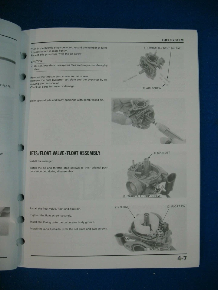 Honda 1988 - 1998 1999 2000 SA50 ELITE NUEVO Manual de servicio de fábrica H113 Foto 3 de 4