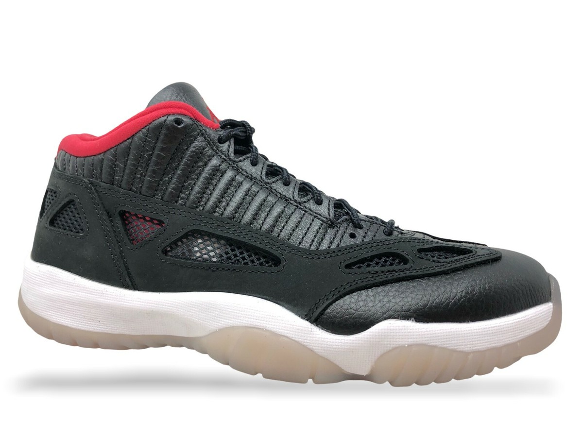 Air Jordan 11 Retro Low IE Black/True Red Mens Basketball 919712  