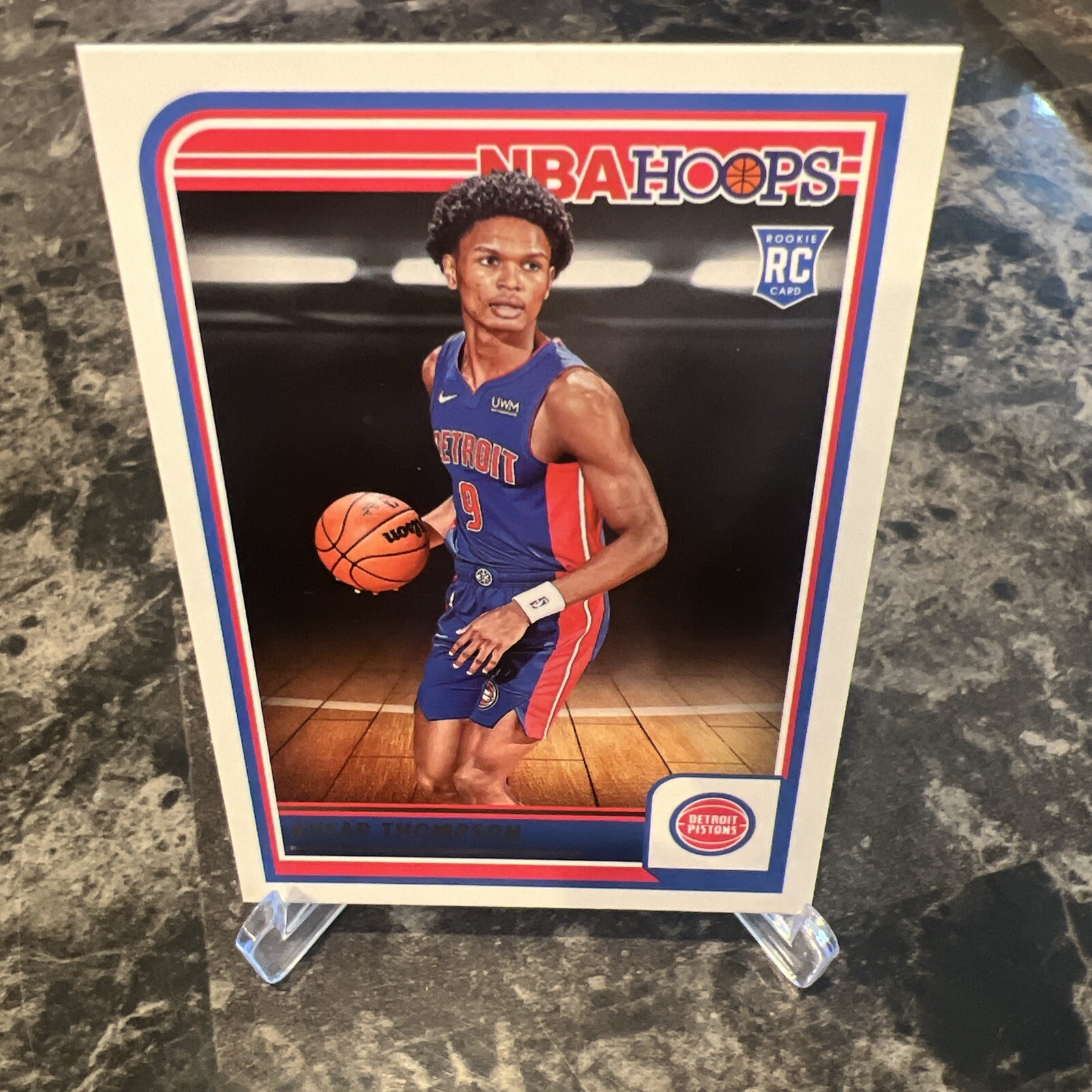 Ausar Thompson 2023-24 NBA Hoops Basketball Rookie # 255 Detroit Pistons RC