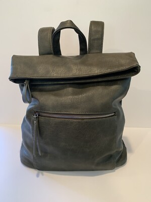 LENNON CONVERTIBLE BACKPACK PURSE-VEGAN LEATHER-BROWN-URBAN  display picture 1