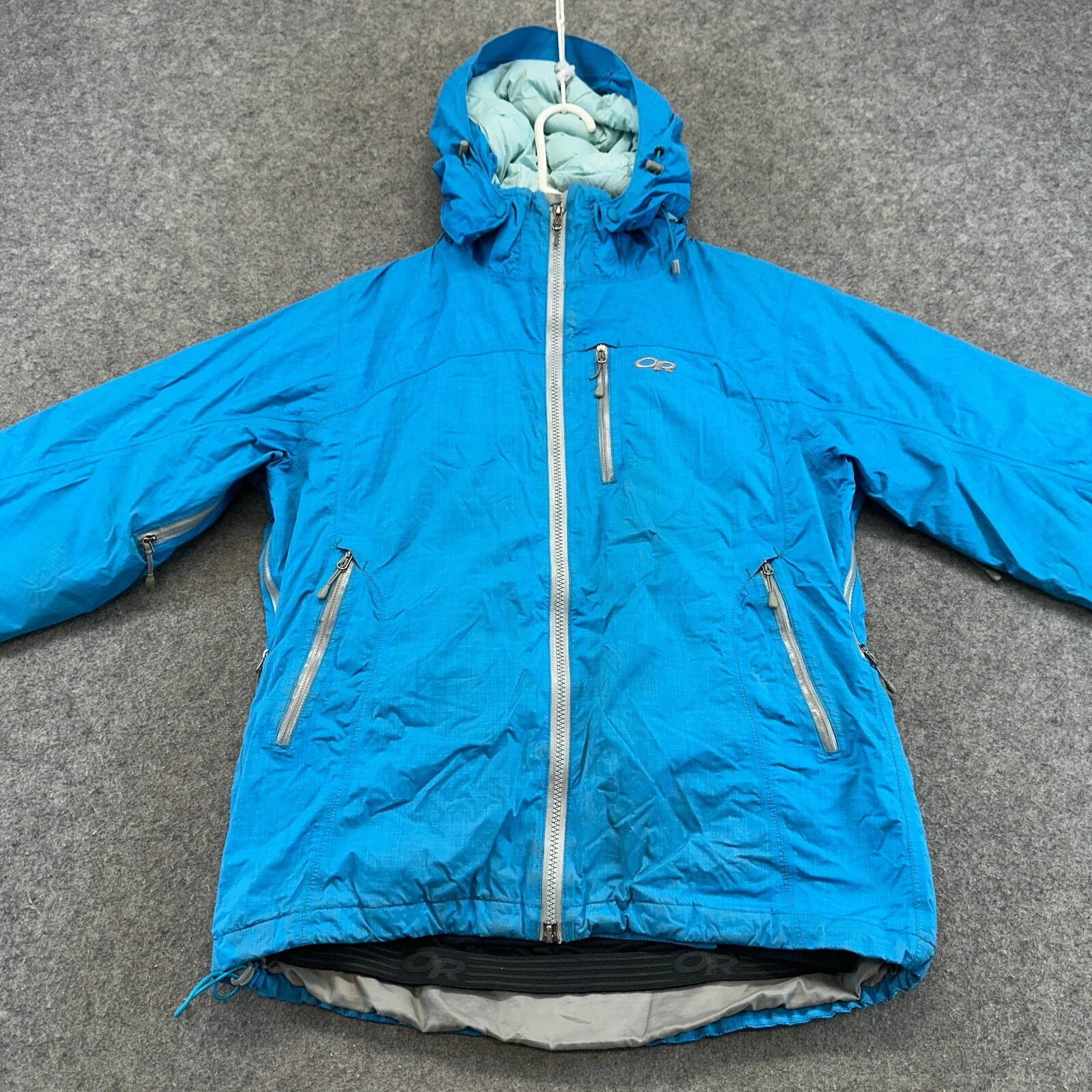 outdoor-research parka hooded nylon ski snowboard puffer jacket