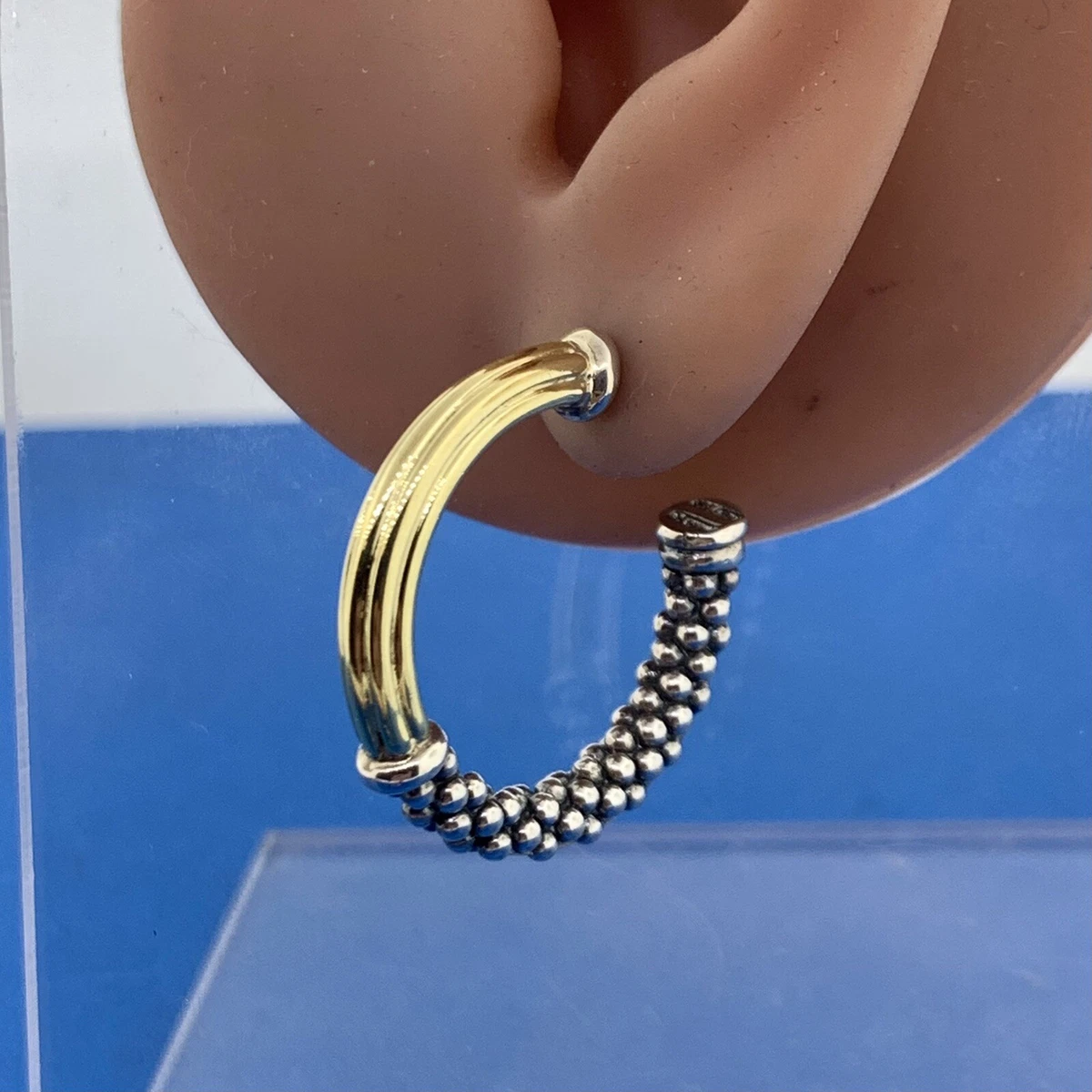 Lagos caviar deals hoop earrings