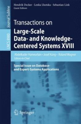 Transactions on Large-scale Data- and Knowledge-centered Systems : Special Is...