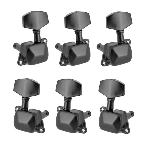 6pcs Gear Ratio 1:15 Semi-Closed Electric Acoustic Guitar Tuning Pegs Tuner F2C5