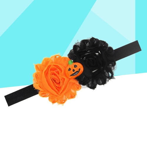 Baby Girl's Halloween Headband Toddler's Pumpkin Hair Band Costume Accessory - Afbeelding 7 van 12