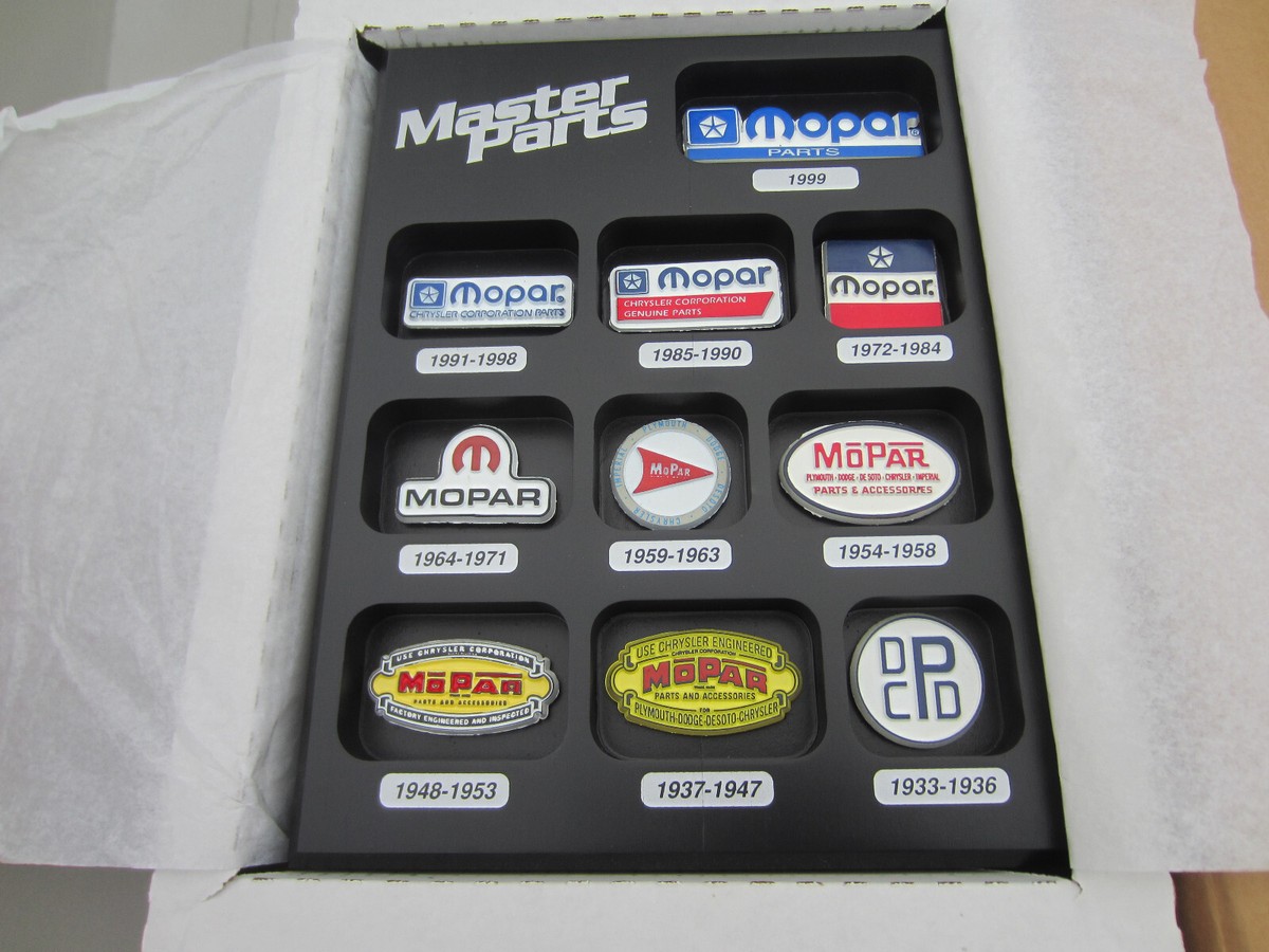 Chrysler Mopar Master Parts Award Wall Mount Display Plaque Logo 