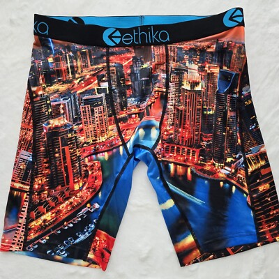 Ethika The Staple Do Buy Dubai Night Sz L (33-35'') Underwear Boxer Briefs NWT