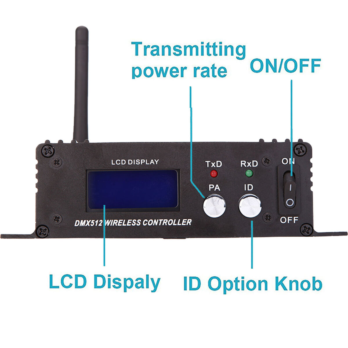 10Pcs 2.4G DMX512 Wireless Controller Transmitter Receiver 10Pcs 2.4G DMX512 Wireless Controller Transmitter Receiver