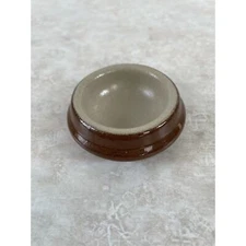 Renault Pottery Individual Butter Dish Tiny Ceramic Bowl French Pottery 2.75" D