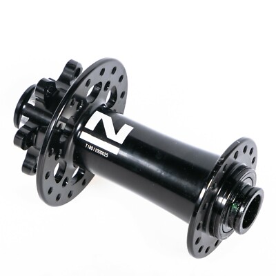 Novatec 110x15mm Steckachse Scheibenbremse 6-Loch Nabe 15x110 MTB Vorderradnabe