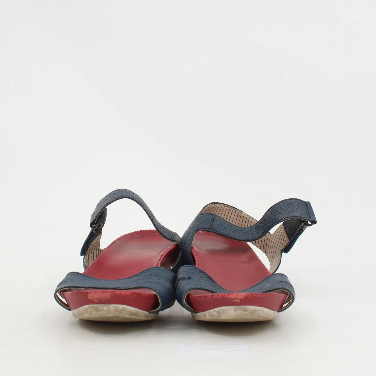 Camper Women s Sandals UK 6 Red Graphic Leather with Other Strappy