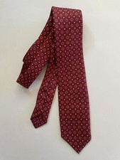 BROOKS BROTHERS RED FLEECE SILK TIE 61X 2.5" WIDE.NEW.USA